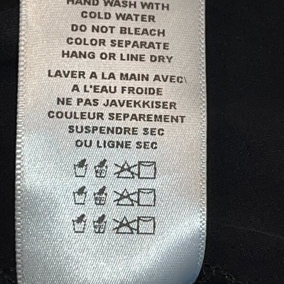 ANTHRO ANTHROPOLOGIE ERI + ALI Brielle Cupro V-Neck Black Boho Swing Dress - XS - Picture 12 of 12